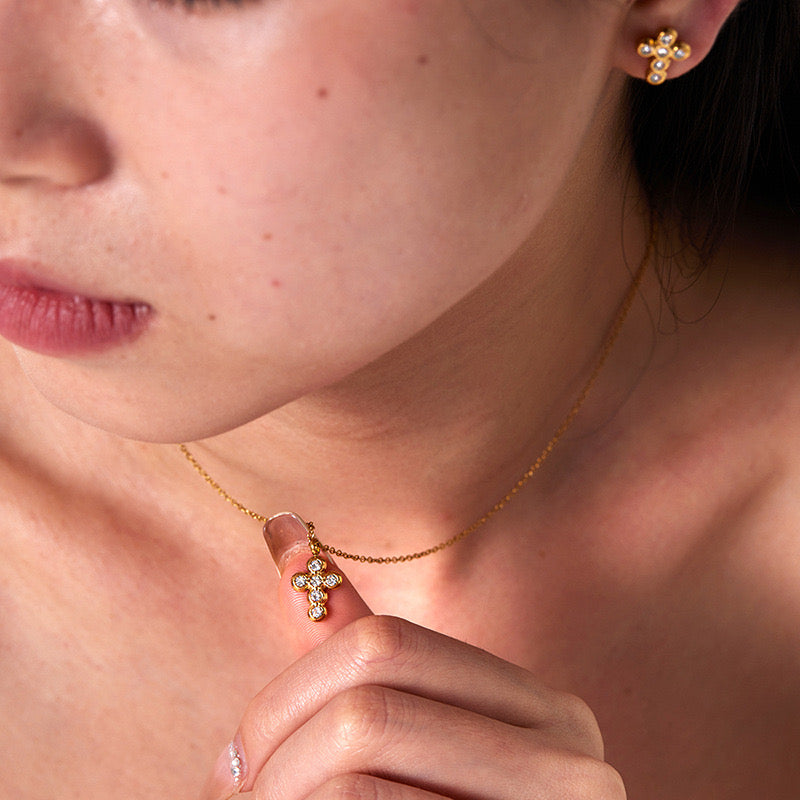 Dainty bubble cross set