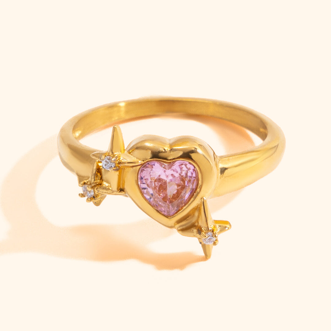 Pink princess ring