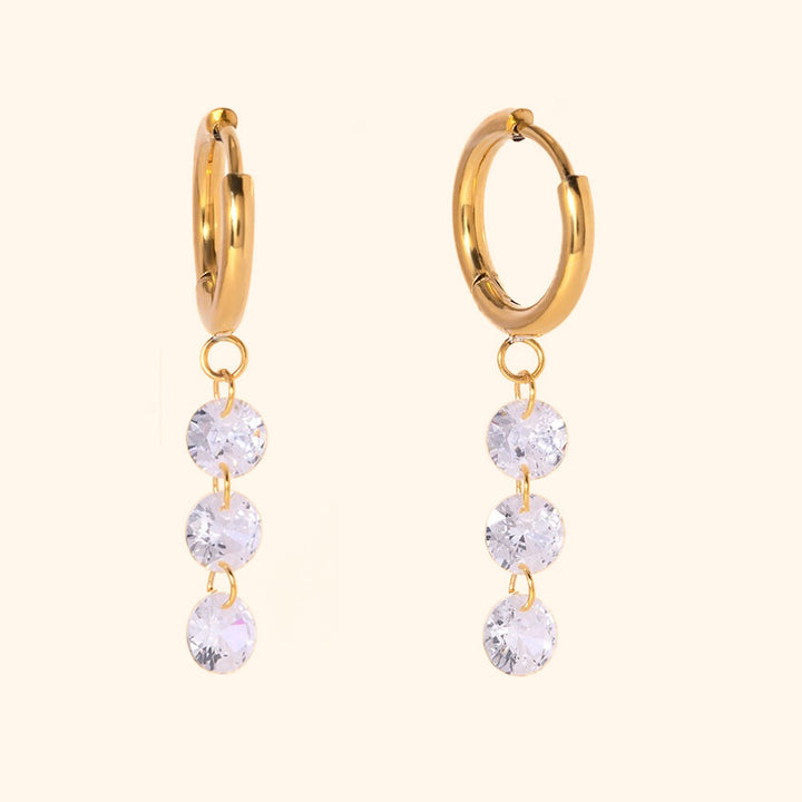 Ice drop earrings