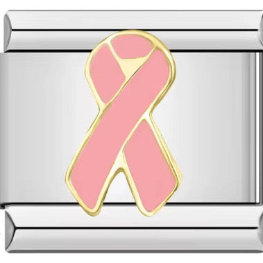 Breast cancer awareness italian charm