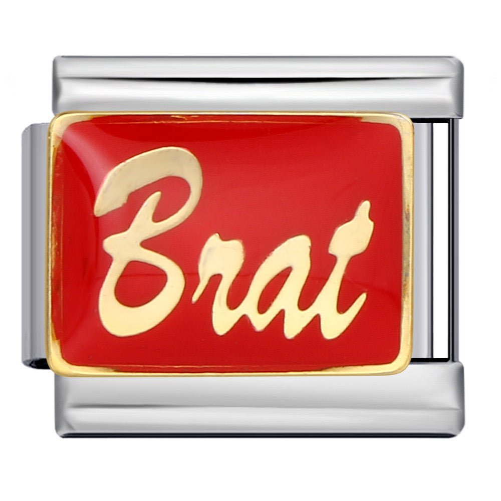 Brat italian charm