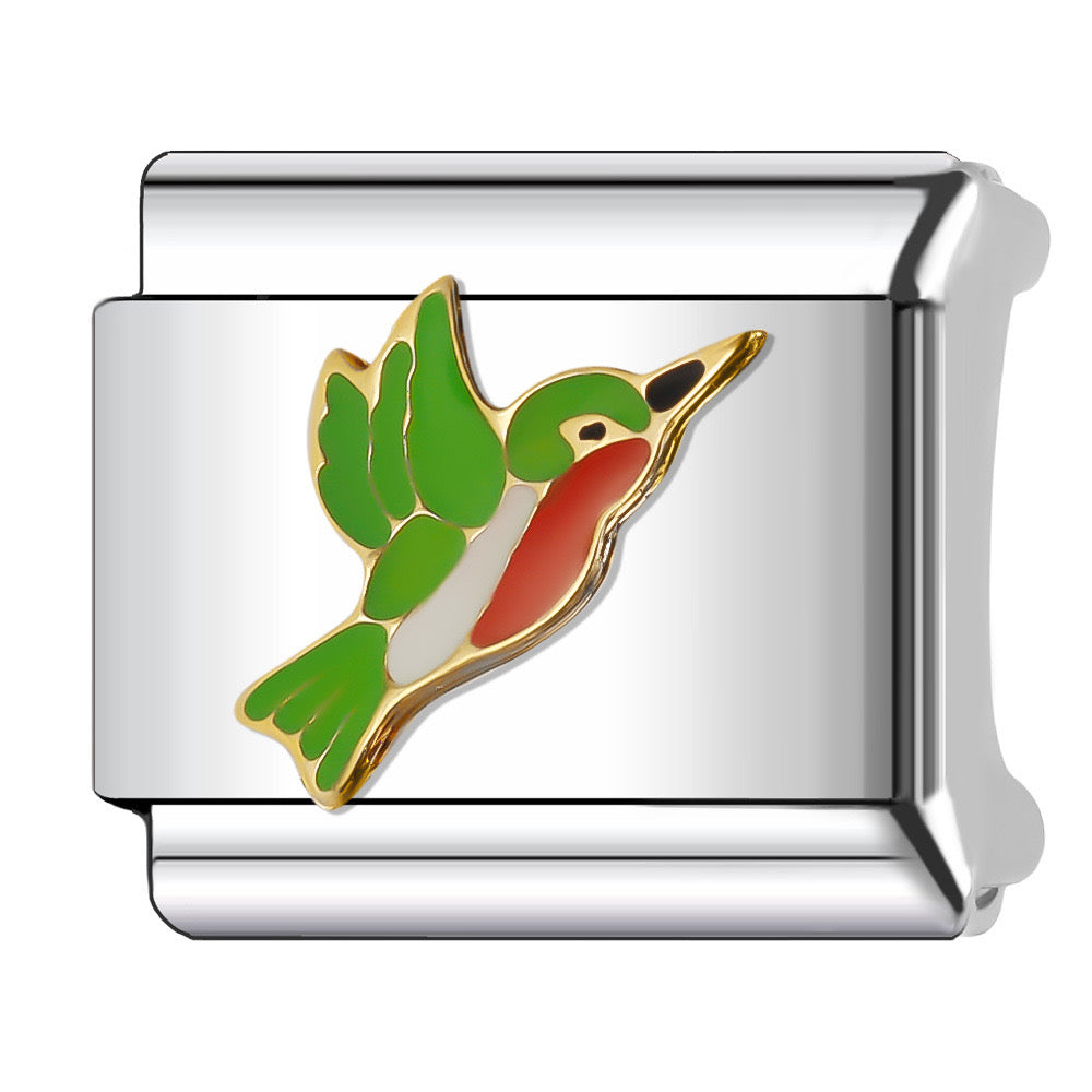 Hummingbird italian charm