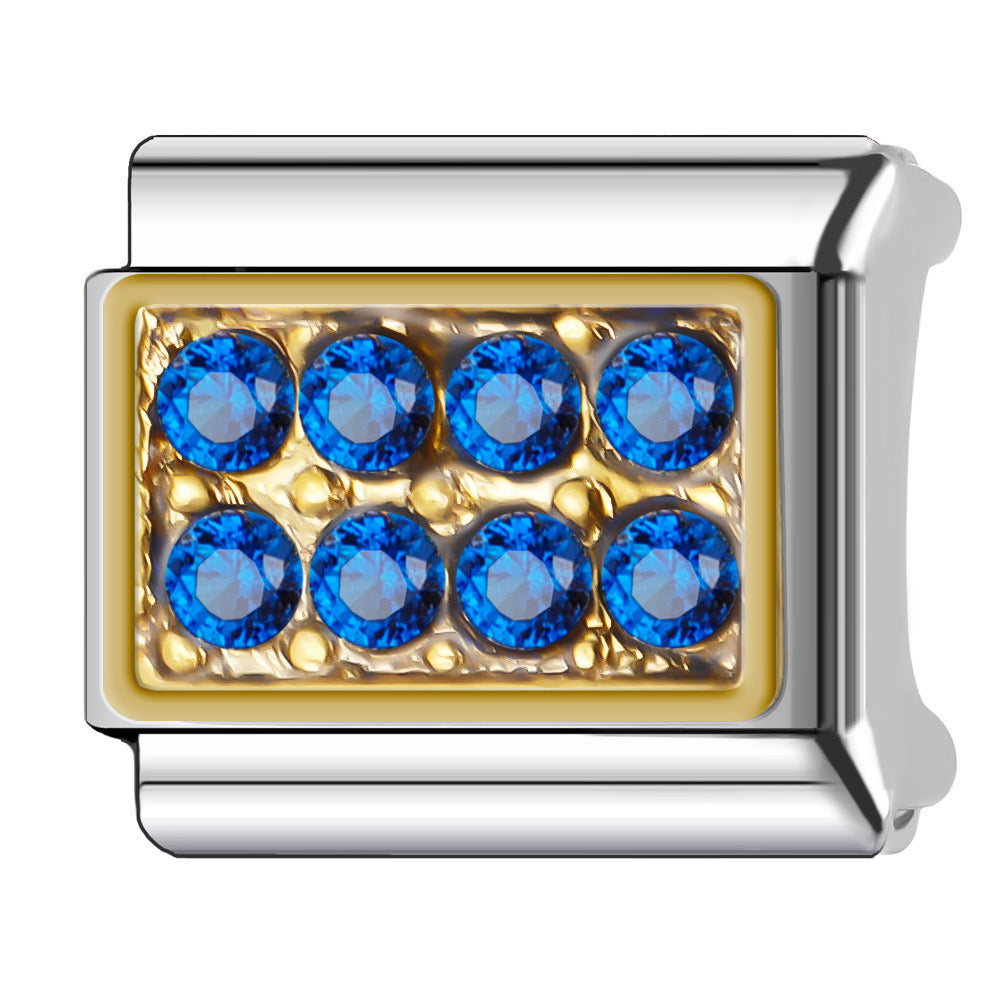 Gemma blue italian charm