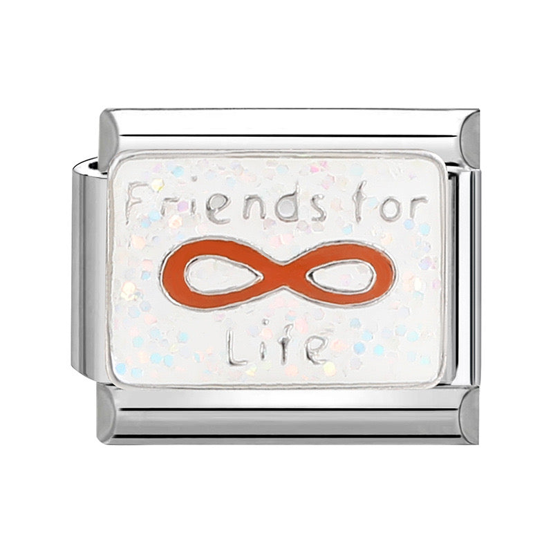 Friends for life italian charm