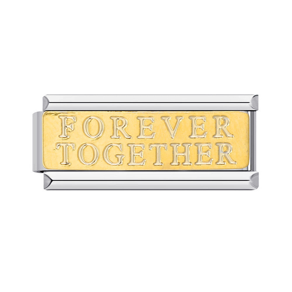 Forever together long italian charm