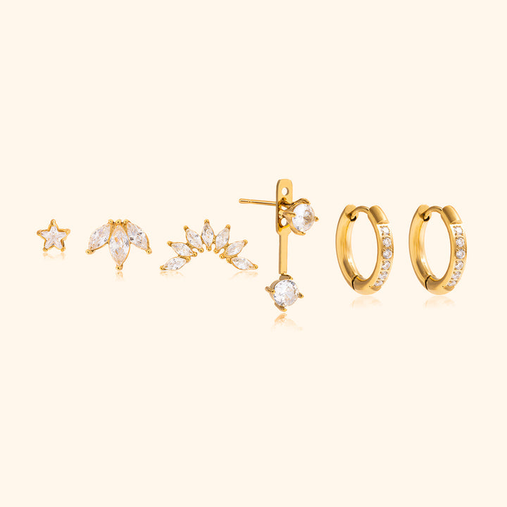 Skyla earrings set ( 6 pieces )