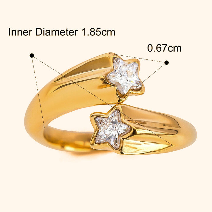 Star hug ring