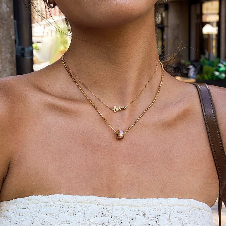 Ring pendant necklace