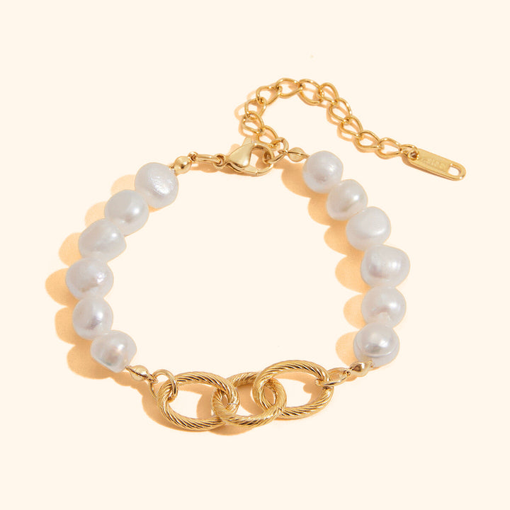 Chunky freshwater pearl bracelet
