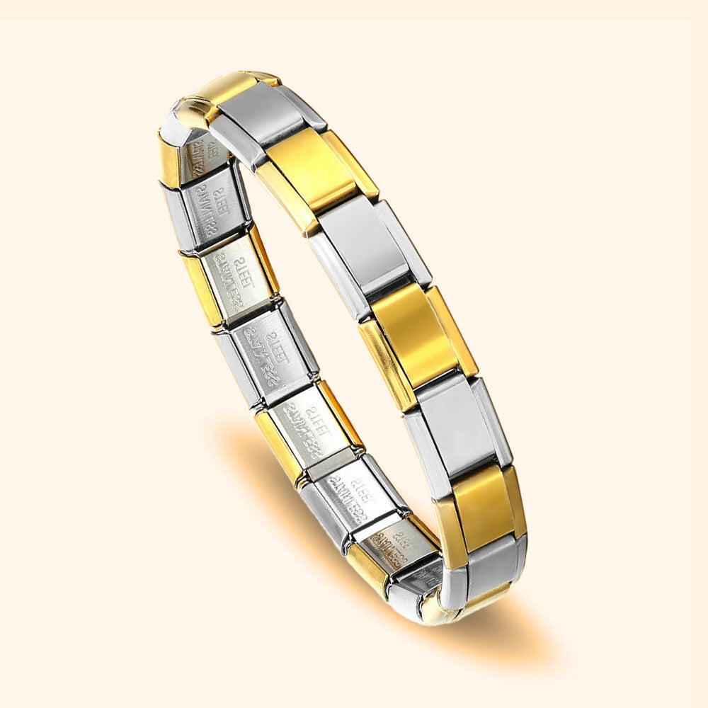 Italian charm bracelet base -mix