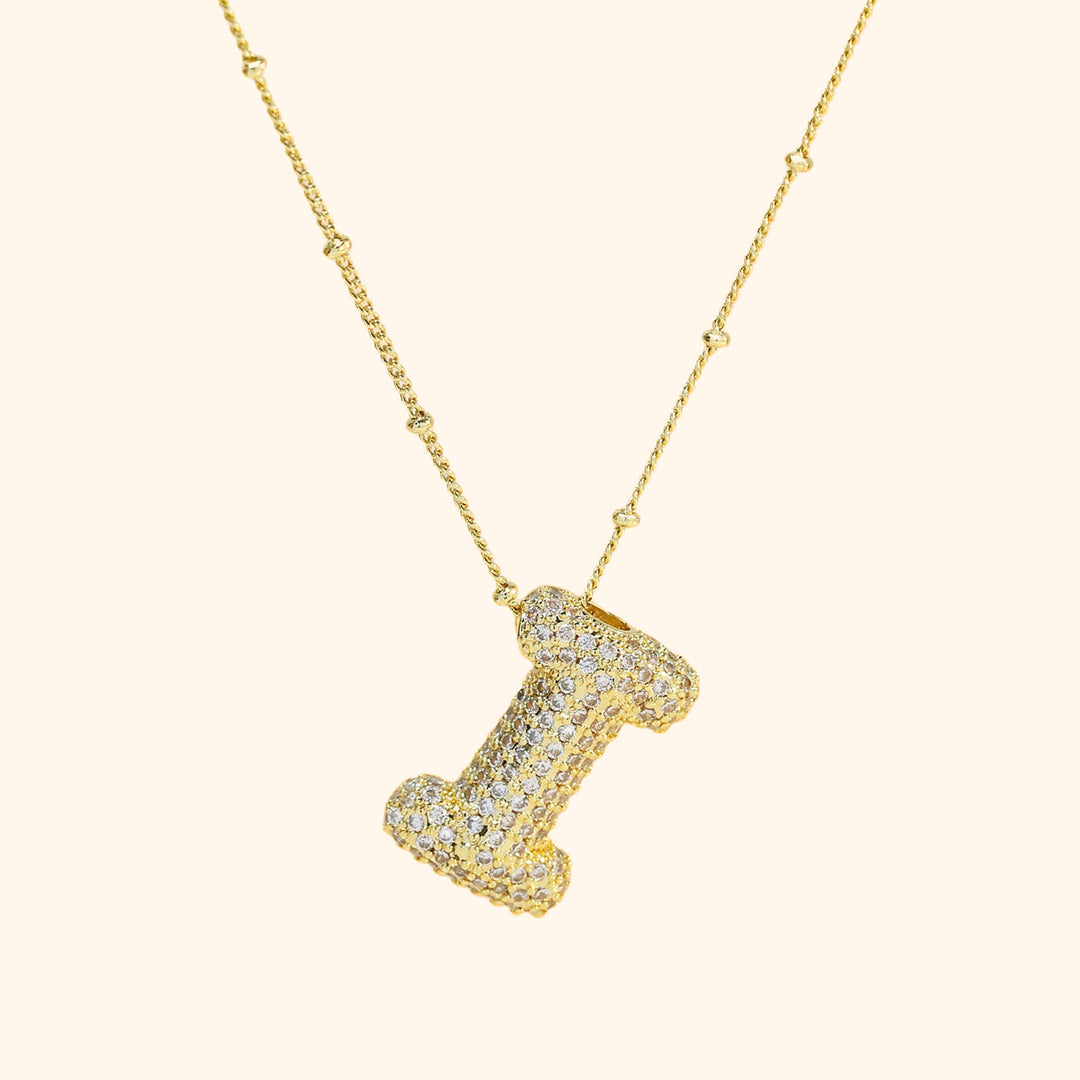 Jumbo letter I necklace