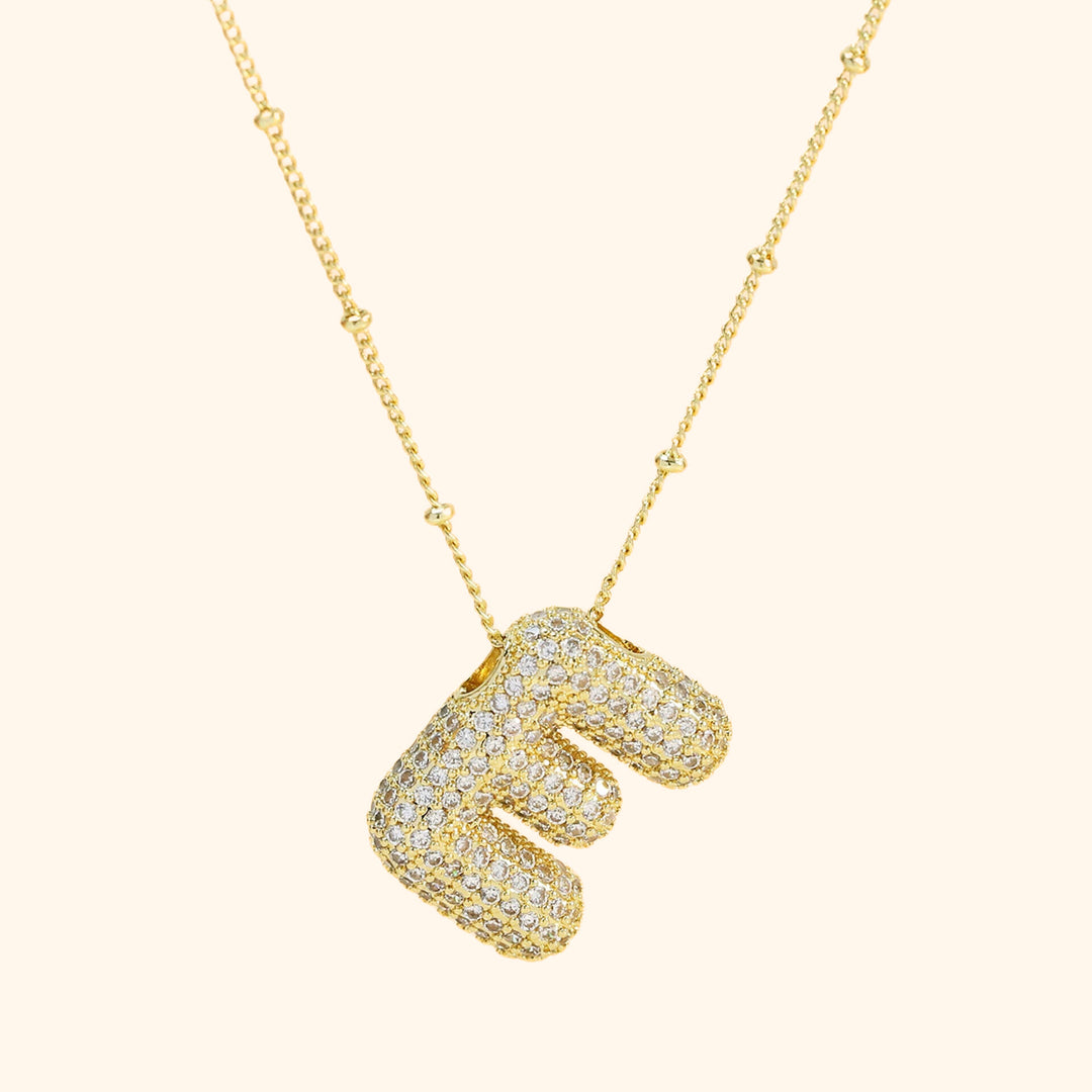 Jumbo letter E necklace