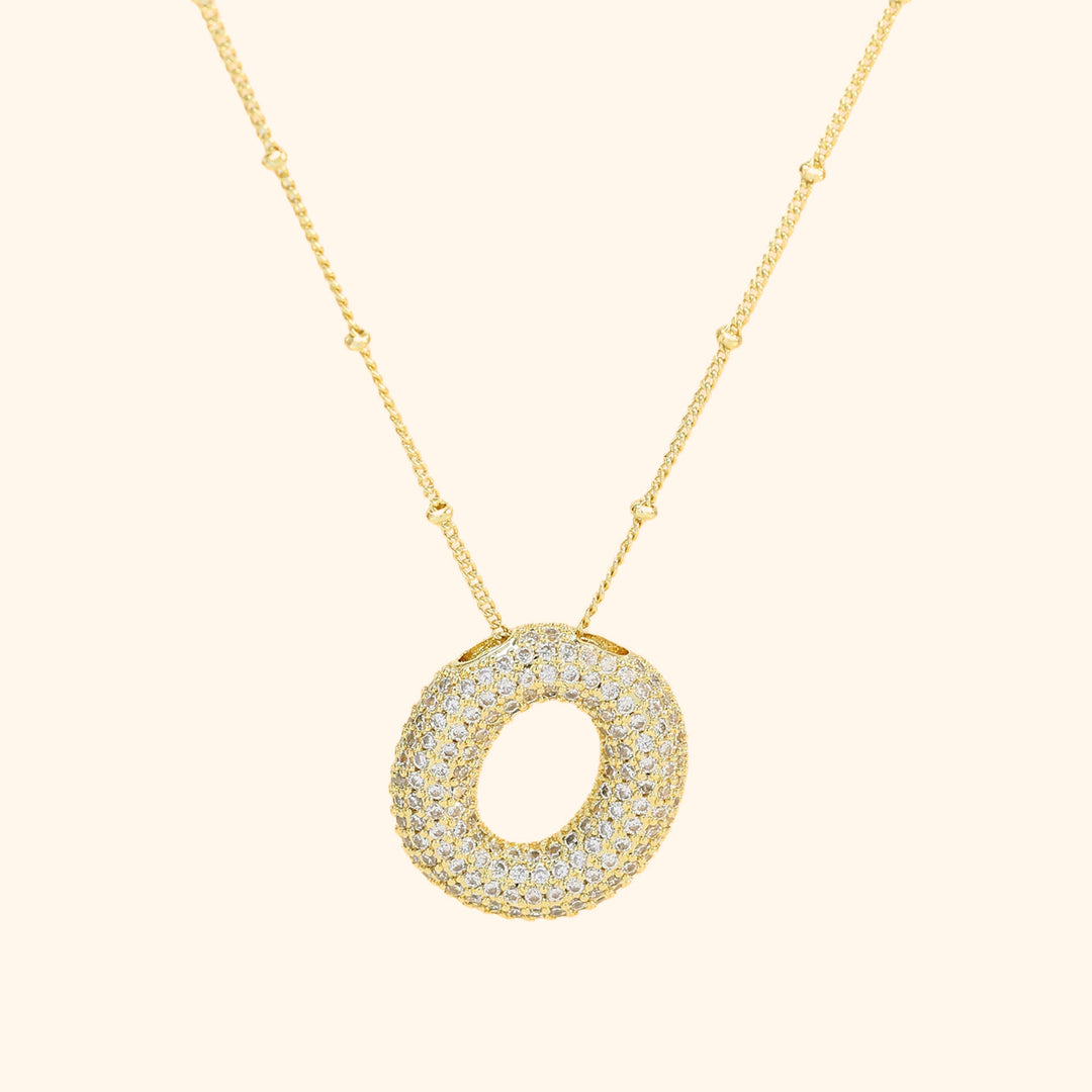 Jumbo letter O necklace