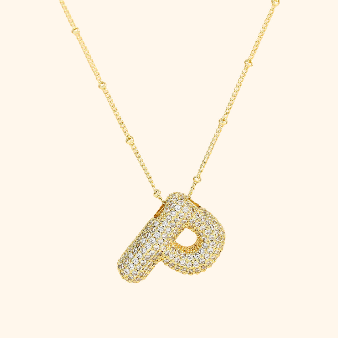 Jumbo letter P necklace