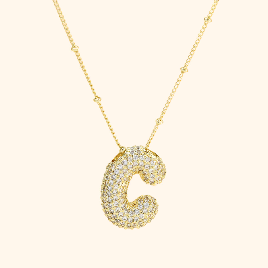 Jumbo letter C necklace