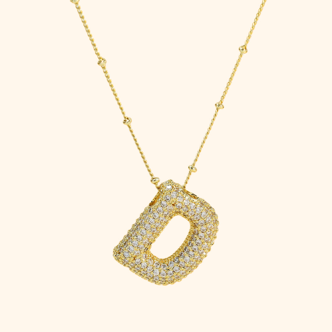Jumbo letter D necklace