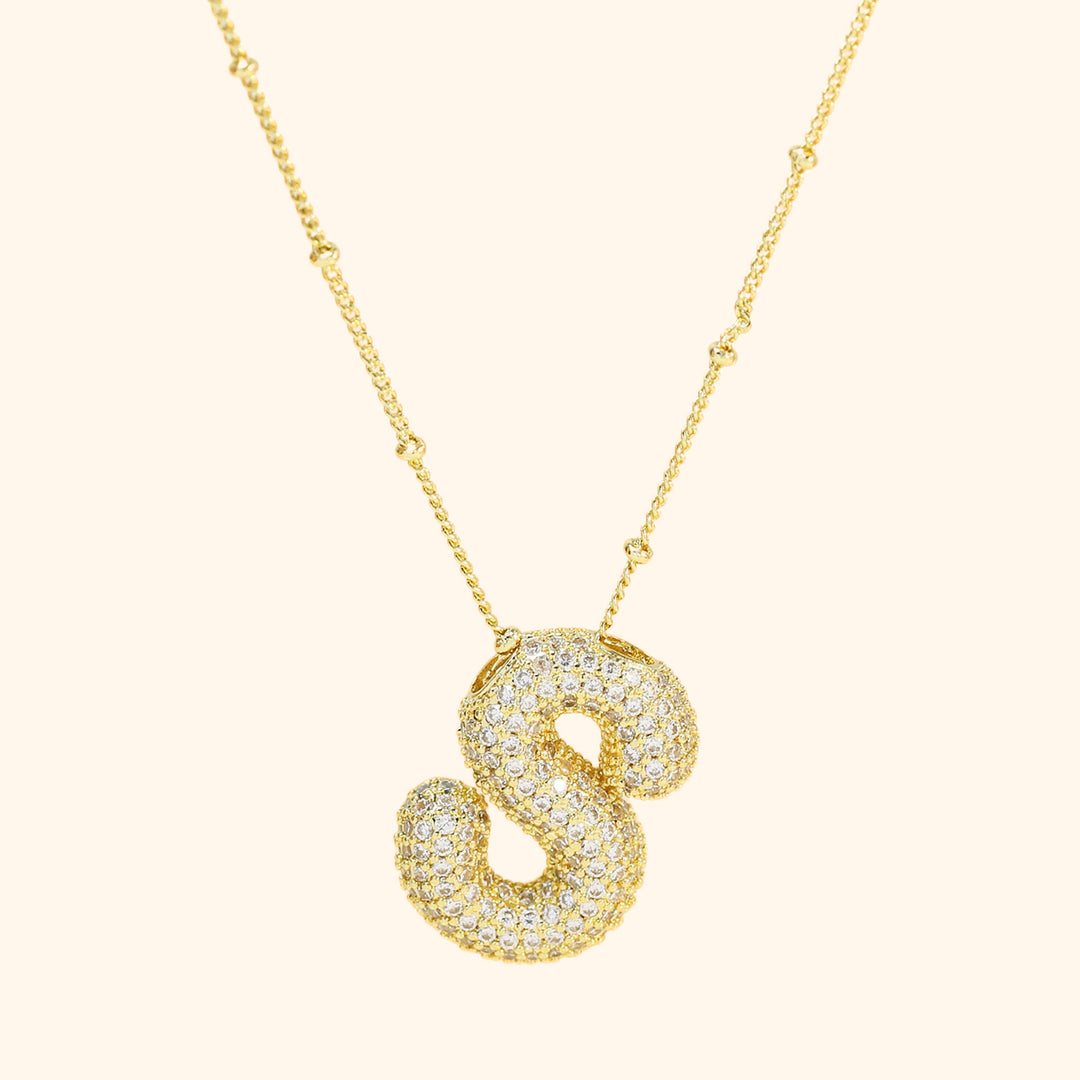 Jumbo letter S necklace