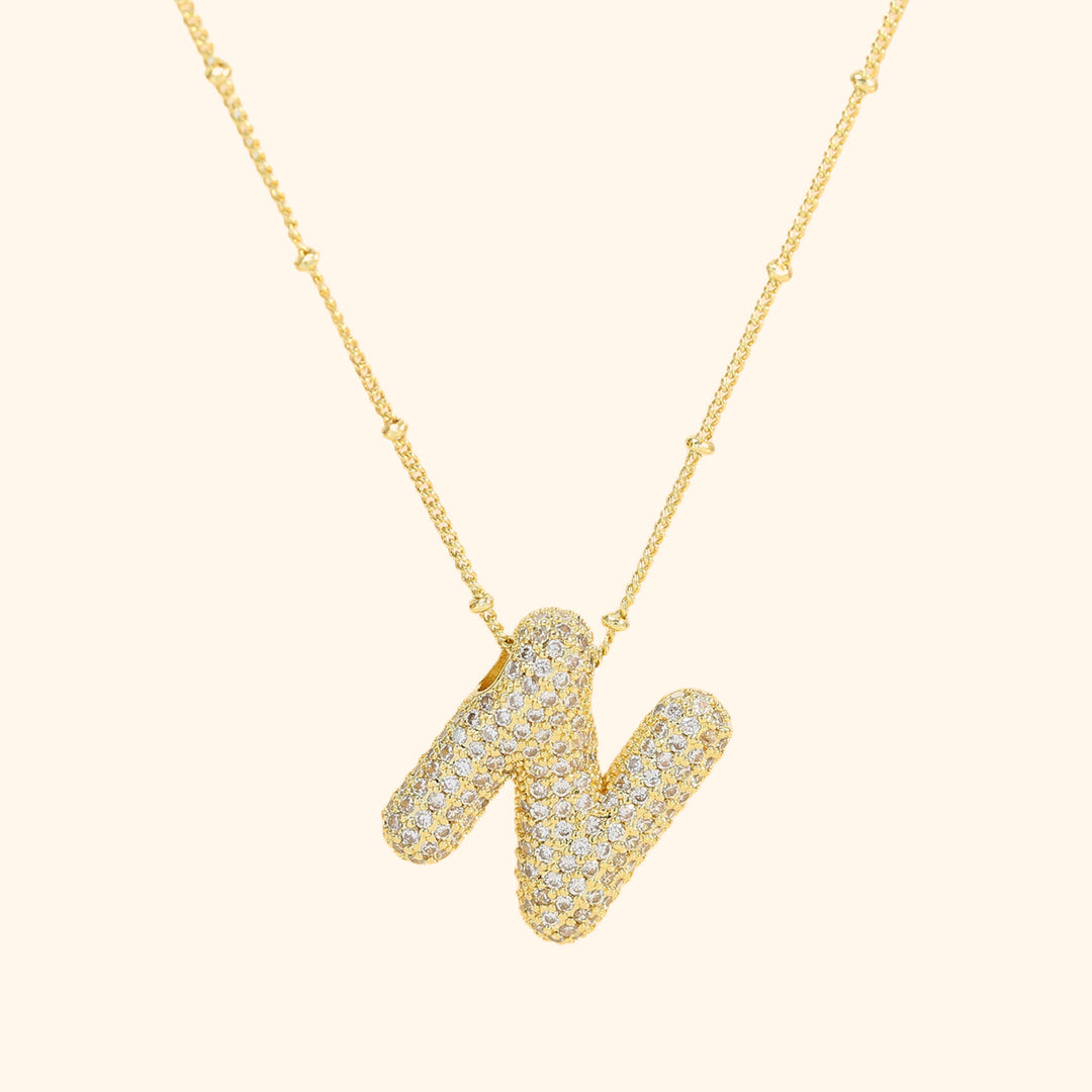 Jumbo letter N ecklace