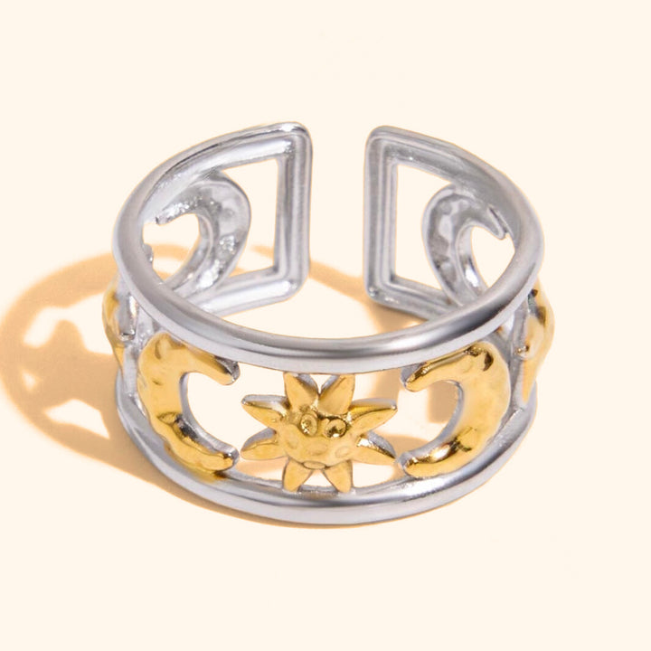 Celestial strap ring toned