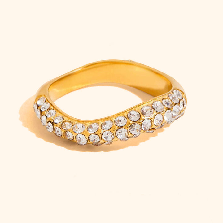 Wave bling ring