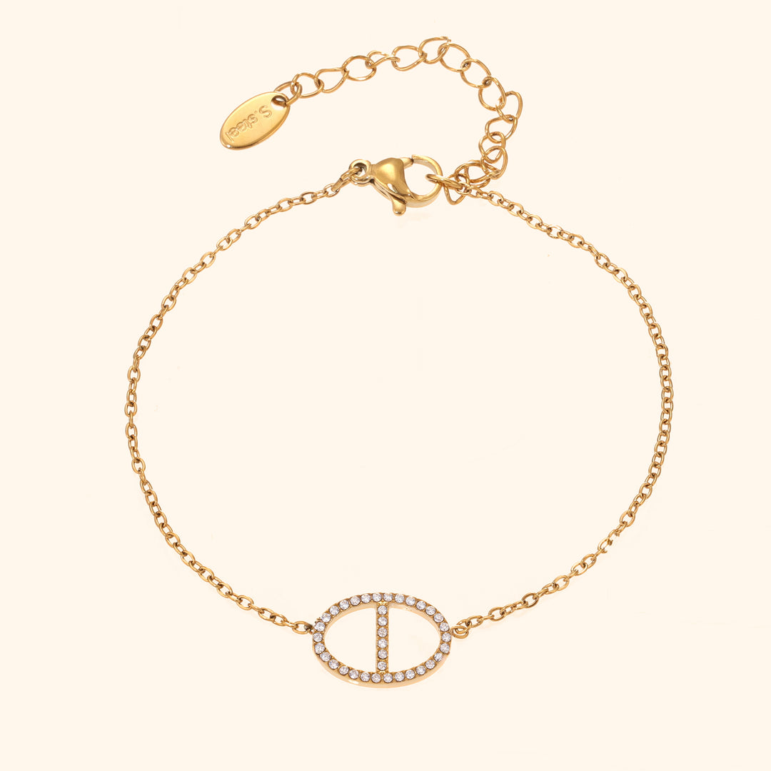 Oval cut bracelet