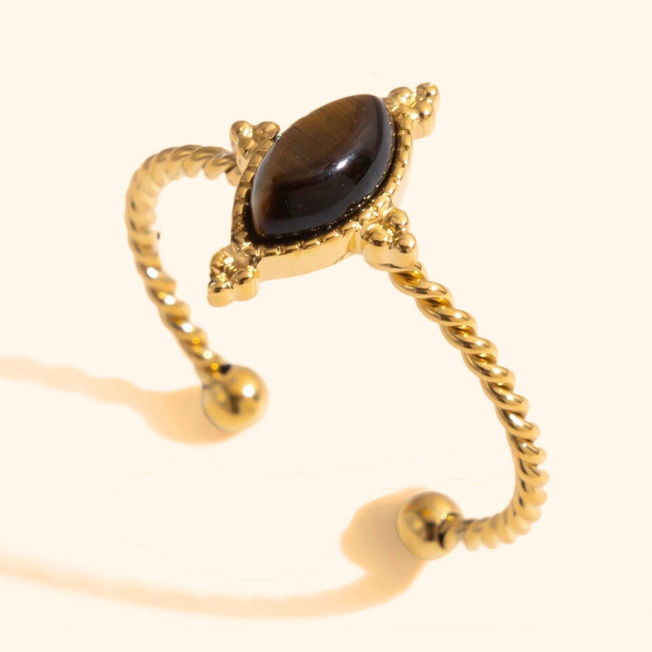 Tiger eye ring