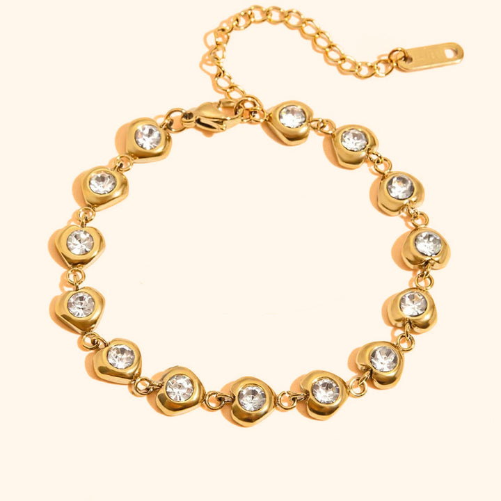 Sparkly hearts bracelet