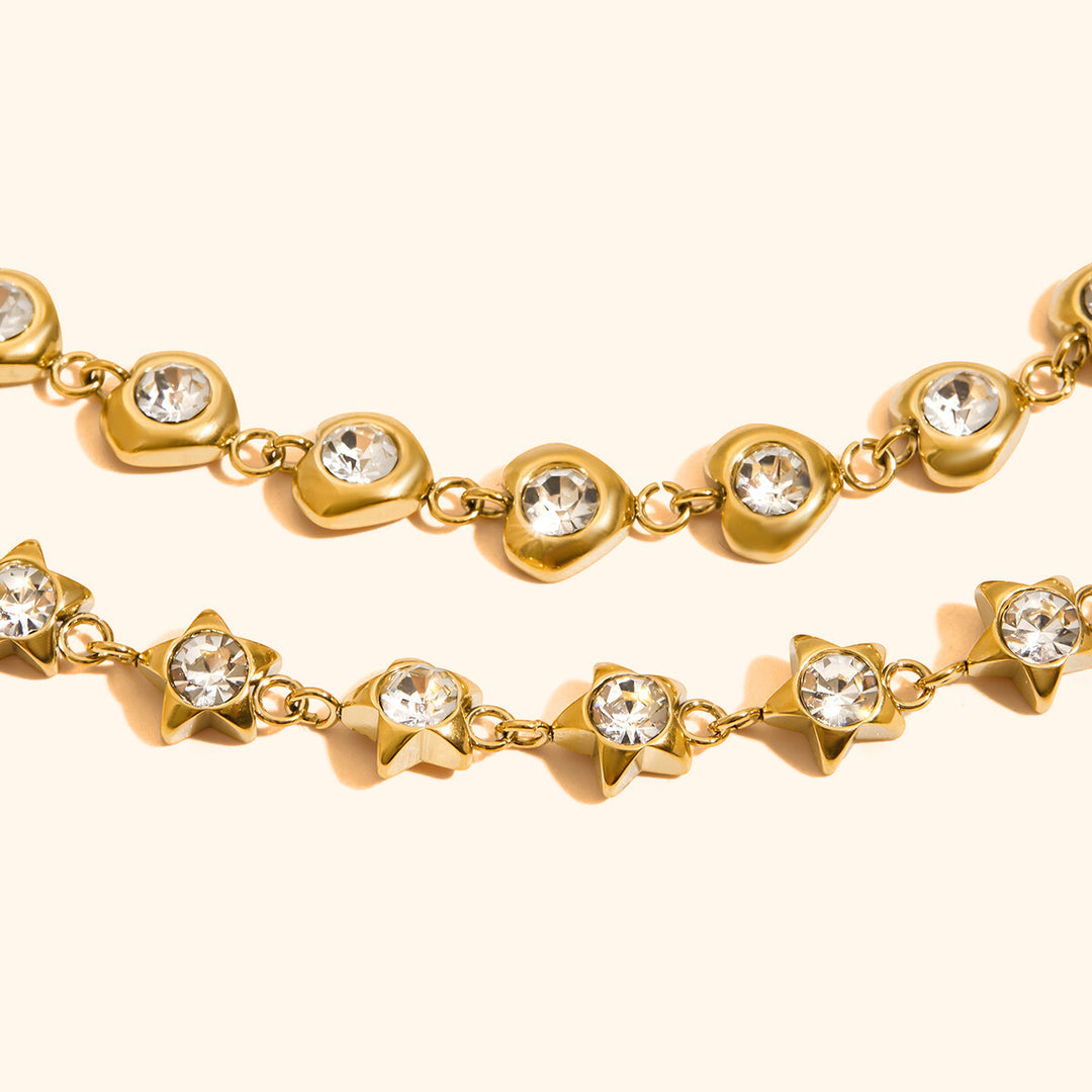 Sparkly star bracelet