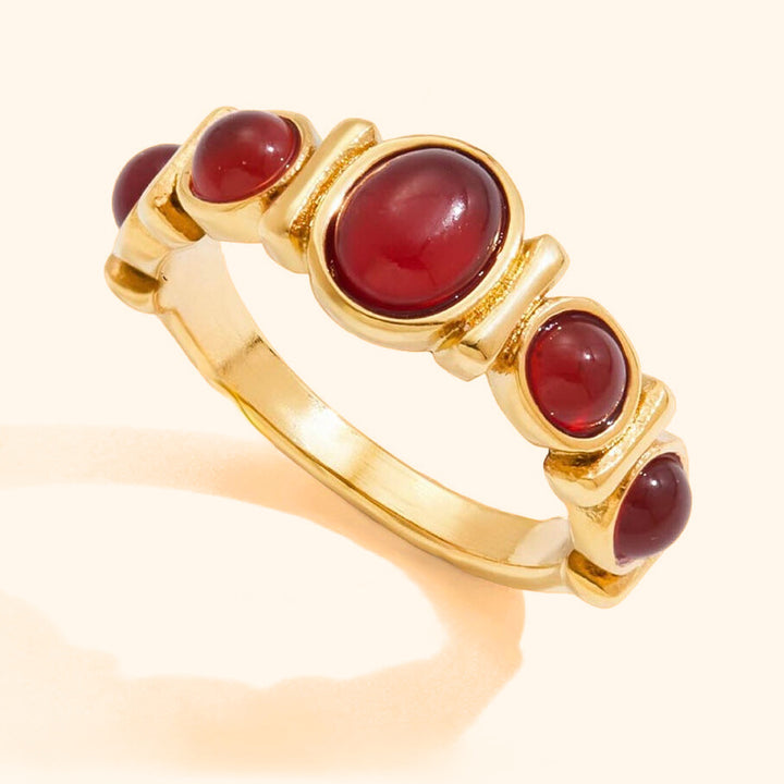 Burgundy ring