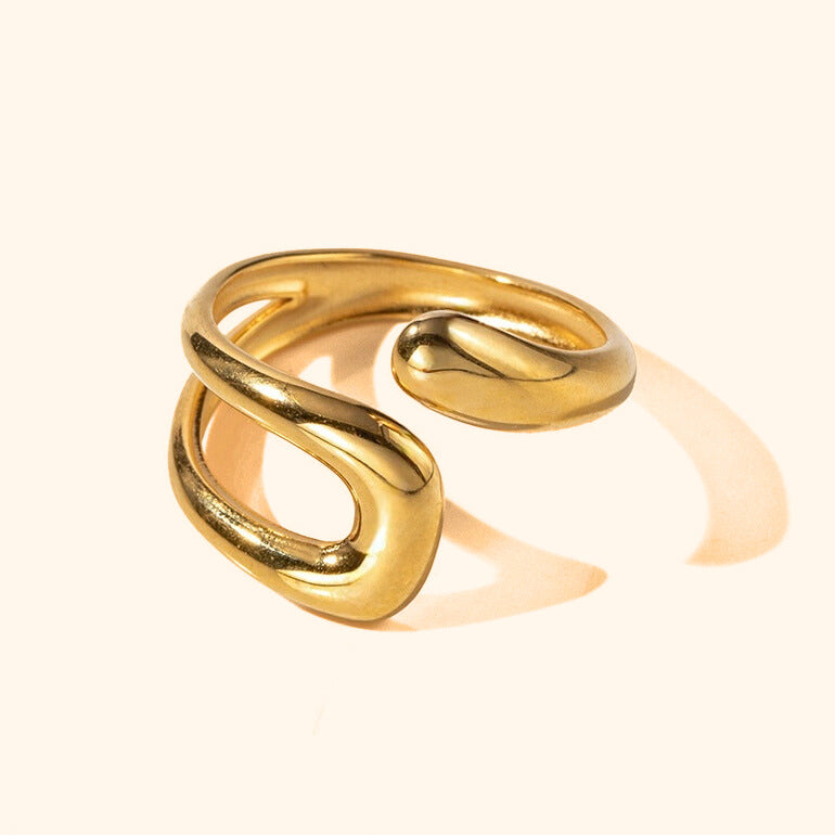 Open ring gold