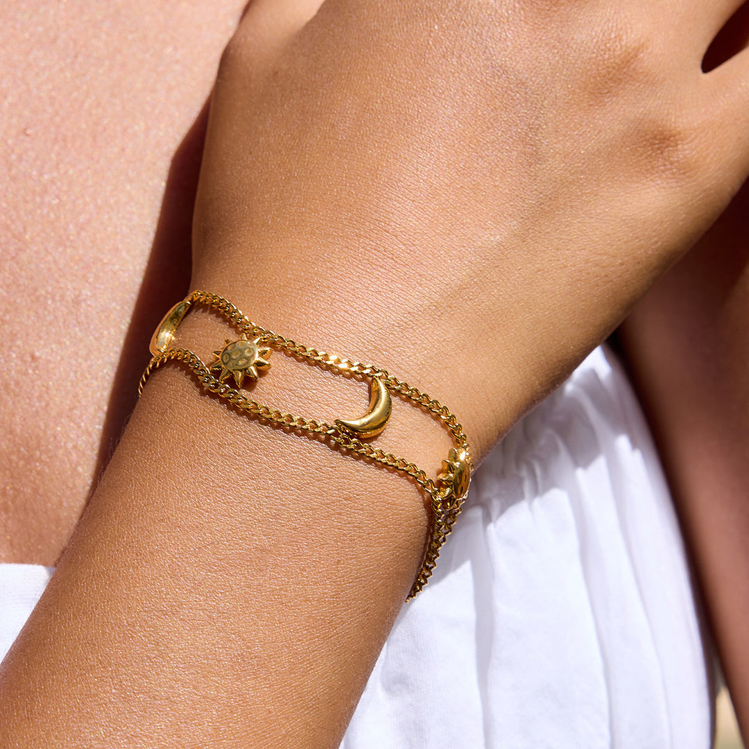 Celestia layered bracelet