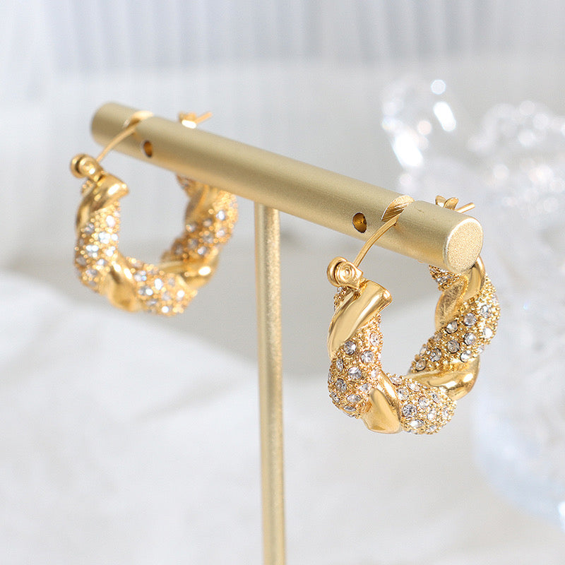 Delilah bling earrings