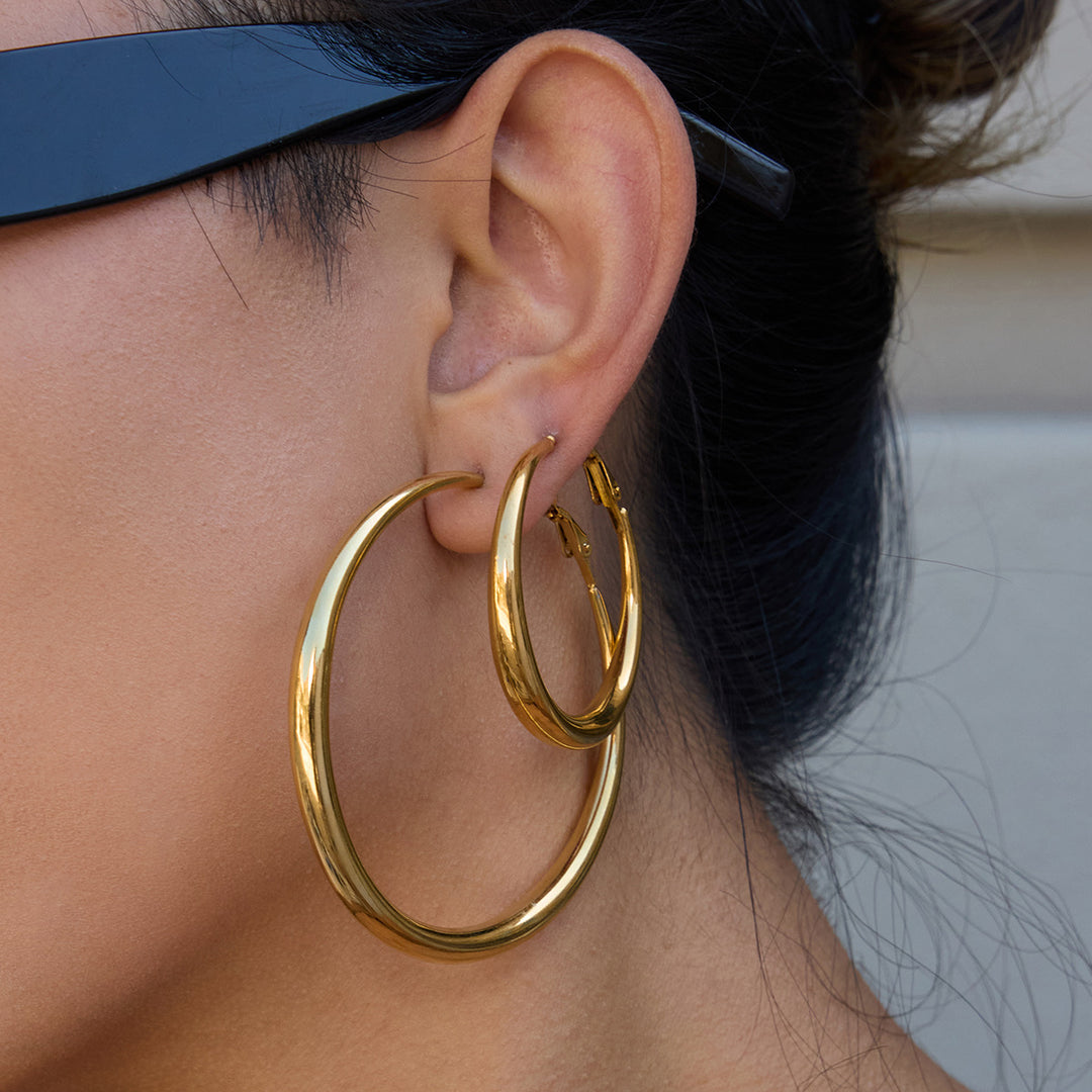Bold big hoops