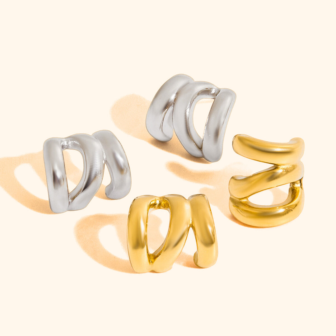 Small triple earrings