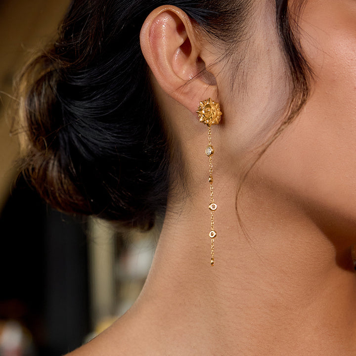 Sun drop earrings