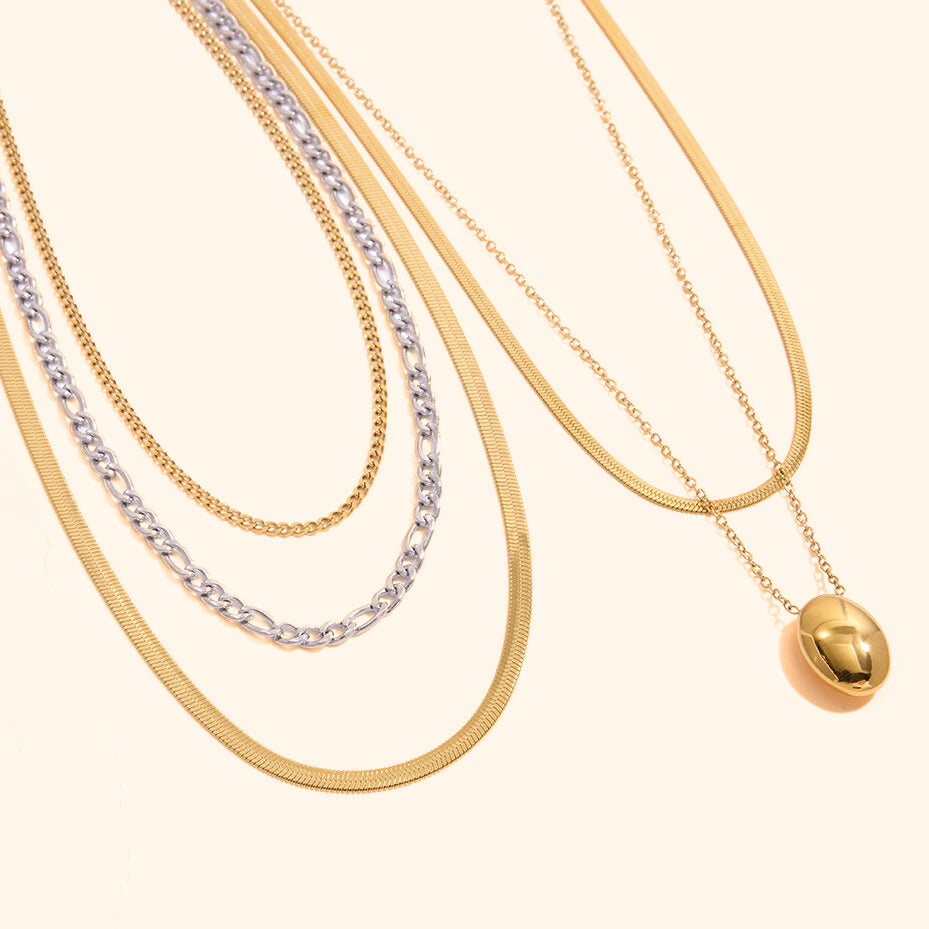 Icon layered necklace